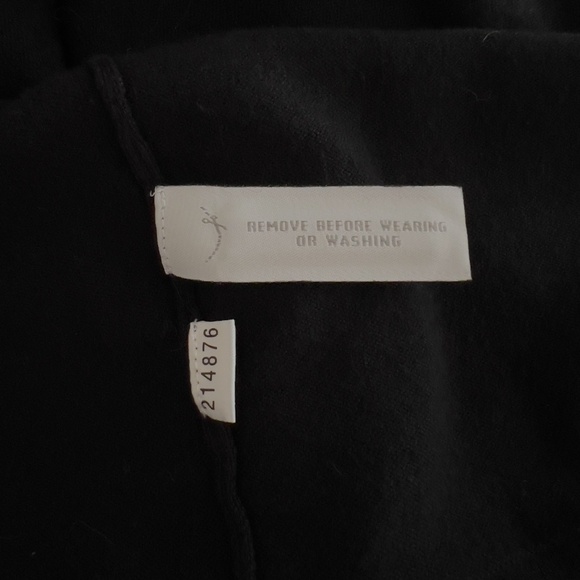 Soft Black Silk Cashmere Cropped Bolero Cardigan - Ann Taylor - Size Medium - Picture 7 of 10